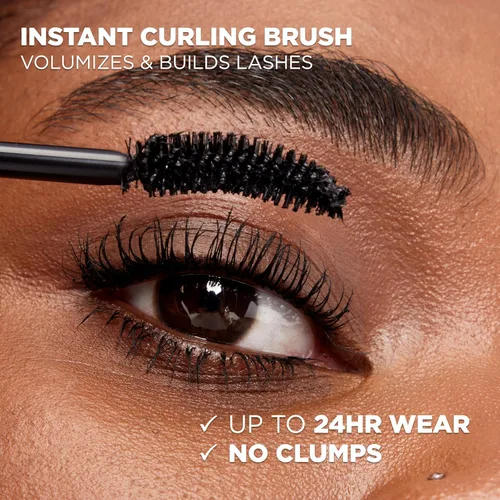 Vista 5 de L'Oreal Paris Makeup Voluminous Original Volume Building Mascara con cepillo curvado, negro, 2