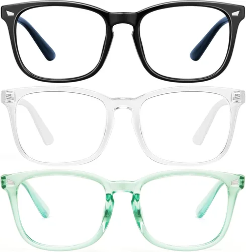 Vista 31 de hunsquer Gafas de luz azul para mujer/hombre