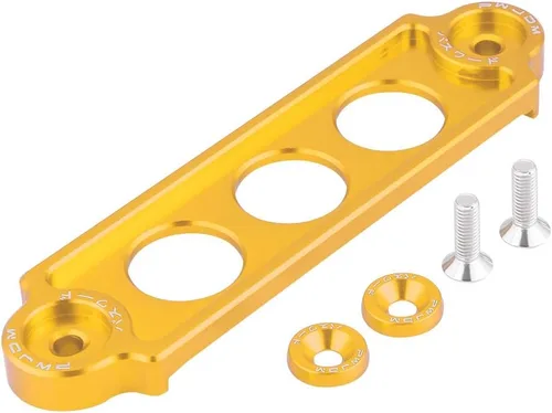 Vista 11 de Fydun Soporte de amarre de batería, batería de carreras de coches, bloqueo de soporte de sujeción anodizado para Civic/CRX 1988-2000 (azul)