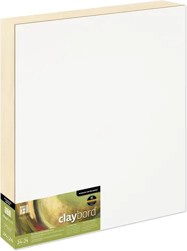 Vista 83 de Suministro de Arte Ampersand Panel de Pintura en Madera: Serie Museo Claybord, 5" x 5", Perfil Candeal de 1-1/2