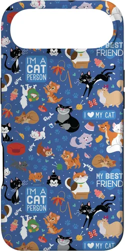 Vista 27 de Disney Carcasa para iPhone 17, diseño de gatos I Love My Cat