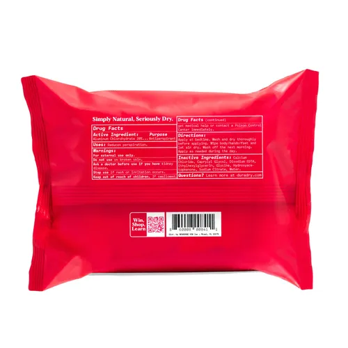 Vista 9 de Toallitas antiperspirantes para todo el cuerpo – Toallitas para el control de la sudoración para debajo de los senos, pecho, ingle, axilas, manos