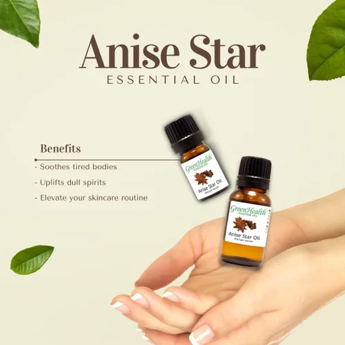 Vista 8 de Aceite esencial - 8 fl oz (100% puro y sin cortar) - GreenHealth (Anís Star)