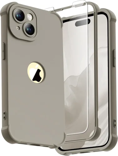 Vista 61 de ORETECH Funda para iPhone 11, con [2 protectores de pantalla de vidrio templado] [prueba de caídas de grado militar de 10 pies]
