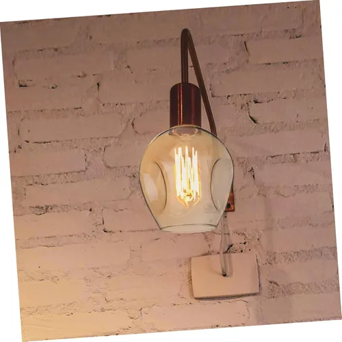 Vista 4 de SHERCHPRY Pantalla de lámpara de cristal globo, cubierta de luz de mesa de moda, pantalla de lámpara vintage, cubierta de repuesto para candelabros