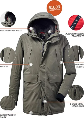 Vista 3 de Parka funcional para hombre con Kapuze KOW 115