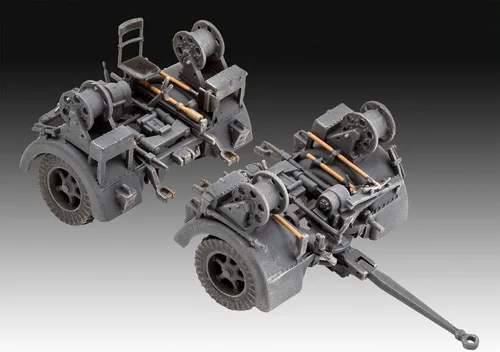Vista 5 de Revell 03325 3.5 in Flak 37 + Sd.ANH.202 1:72 Escala 1:72 Kit de modelado de plástico sin pintar