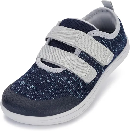 Vista 12 de WHITIN - Zapatos de ir descalzo anchos para niños pequeños Zapatillas minimalistas para niños/niñas Suela Zero-Drop saludable Crecer de manera