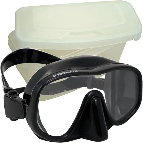 Vista 5 de Promate Máscara de snorkel sin marco Engranajes de snorkel seco para buceo apnea snorkeling