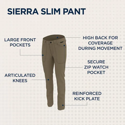 Vista 5 de ATG by Wrangler Pantalón ajustado de lona para mujer