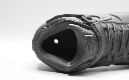 Vista 5 de Zapatos deportivos altos (negro)) maceta impresa en 3D, soporte para bolígrafos y portalápices, maceta para plantas de interior, plástico, maceta