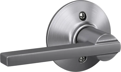 Vista 66 de Schlage F51A LAT 716 Latitude - Manija de puerta con bloqueo de entrada con llave, en acabado de bronce envejecido