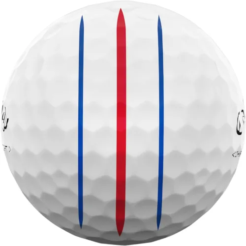Vista 4 de Pelotas de golf Callaway Golf Chrome Soft Pista triple (blanco)
