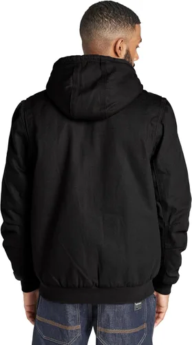 Vista 4 de Timberland - Chaqueta con capucha de lona con forro Gritman unisex para adultos