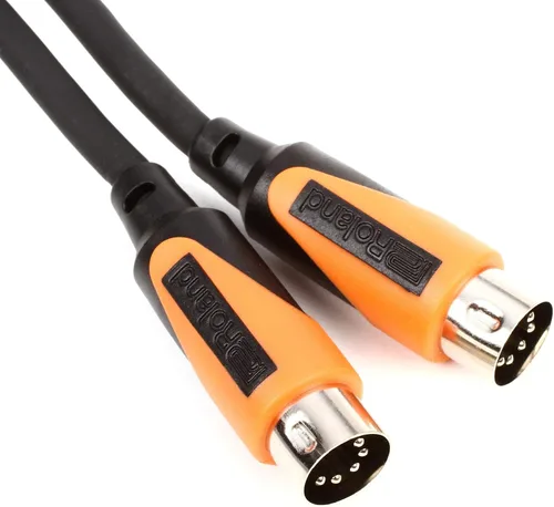 Vista 2 de Roland Cable MIDI serie negro de 20 pies (RMIDI-B20) (paquete de 2)