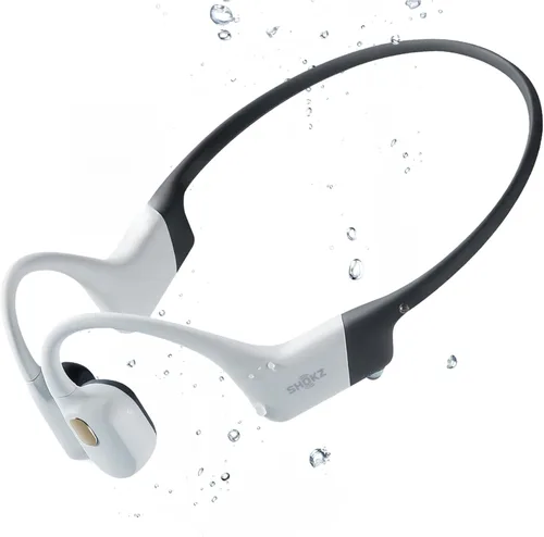 Vista 11 de SHOKZ OpenSwim Pro - Auriculares deportivos de conducción ósea Bluetooth y MP3 de oreja abierta, auriculares de natación, IP68 impermeables