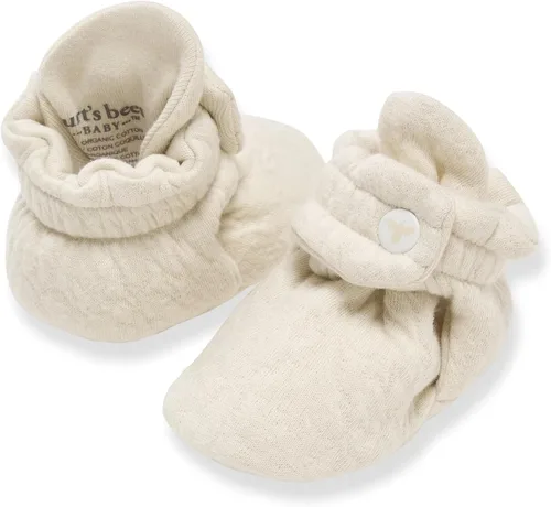 Vista 20 de Burt's Bees Baby Botines unisex 100% algodón orgánico, ajustables Los botines de bebé fáciles de poner y quitar proporcionan un ajuste cómodo y raya