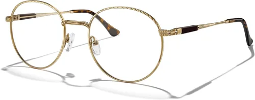 Vista 11 de Gafas de lectura redondas para mujer, diseño de moda, gafas de computadora y bisagras de resorte