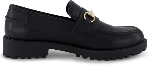 Vista 4 de CUSHIONAIRE Romeo - Mocasines sin cordones para mujer + espuma viscoelástica, anchos disponibles, Negro