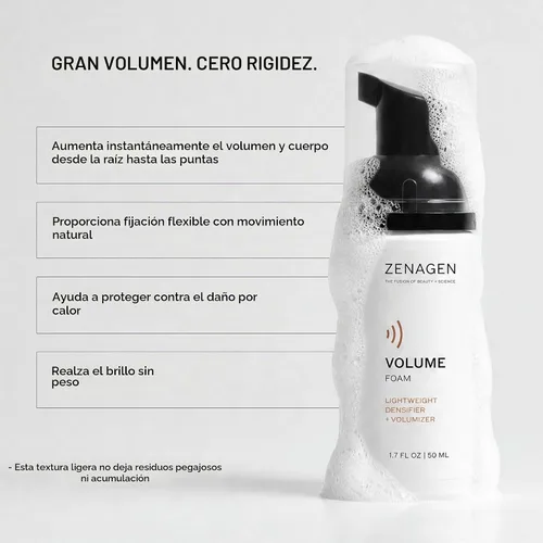 Vista 2 de Zenagen Volume Foam Boosts Volume, Lightweight Hold