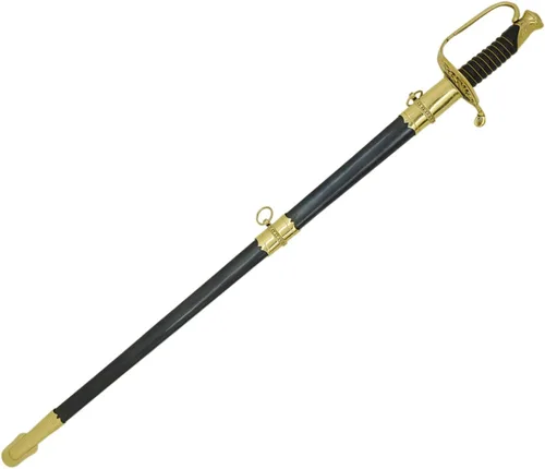 Vista 40 de Medieval Warrior Sable conmemorativo de caballería estadounidense con vaina