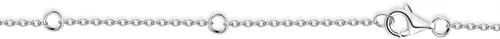 Vista 5 de 925 Sterling Silver Cubic Zirconia Pave Disc Round Pendant Necklace 18 inch