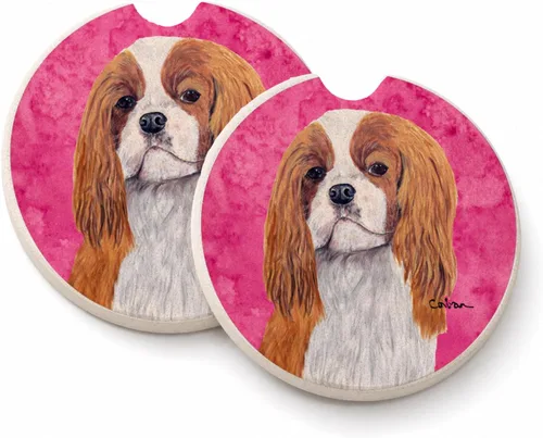 Vista 95 de Caroline's Treasures SS4767-BUCARC - Juego de 2 portavasos para automóvil, diseño de bulldog inglés, absorbentes para automóvil, portavasos