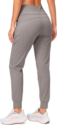Vista 19 de G Gradual Pantalones deportivos con forro polar para mujer, de cintura alta, resistentes al agua, térmicos, para invierno, correr, senderismo