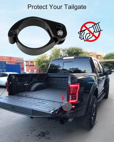 Vista 5 de Cerradura antirrobo para puerta trasera Ford Serie F F150 F250 F350 2015-2023, dispositivo de bloqueo de seguridad antirrobo para puerta trasera