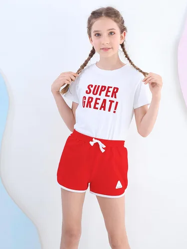 Vista 10 de Rolanko Pantalones cortos activos de delfín para niñas, paquete de 3 unidades, ciclismo, correr, verano, playa, atletismo, deportes, 4-14 años