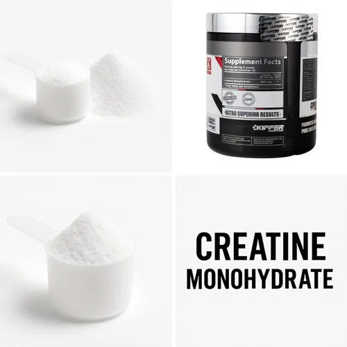 Vista 6 de Kiffer Labs CreaX - Monohidrato de creatina en polvo, 14.11 oz (80 porciones), creatina pura para el crecimiento muscular y la fuerza