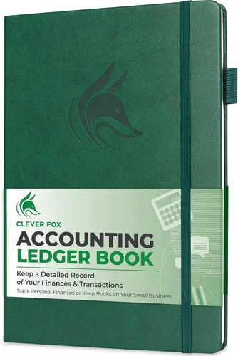 Vista 7 de Clever Fox Libro de contabilidad - Libro de contabilidad para pequeñas empresas y uso personal - Libro de cuentas columnar para rastrear dinero