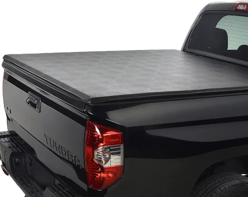 Vista 9 de Cubierta para cama de camioneta enrollable y suave de 5.5 pies 66.7" con montaje superior impermeable + tira de sellado para Tundra 2022-ahora