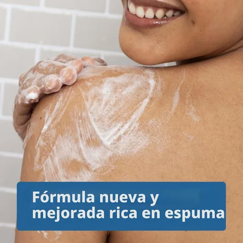 Vista 2 de Aveeno - Gel de ducha Aveeno Skin Relief sin fragancia + fórmula triple de avena, limpiador diario suave para pieles sensibles que deja la piel