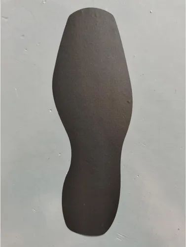 Vista 3 de 20 pares de calcomanías de suelo de huella cuadrada negra de 7 pulgadas Recortes de huella precortados para todas las decoraciones de fiesta