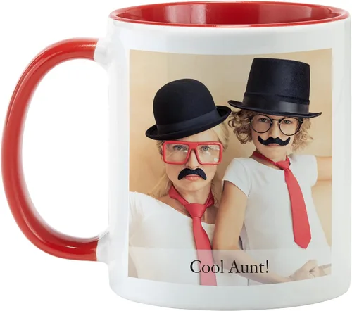Vista 19 de Let's Make Memories Taza con fotos personalizada, taza de café personalizada, tu foto o obra de arte de niños, para ella, cumpleaños, para mamá