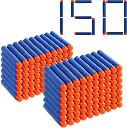 Vista 8 de Pokiiulk Dardos Balas de Repuesto Compatibles con Pistolas Nerf, 1000 Piezas de Dardos de Espuma Compatibles con Fiesta Nerf con Bolsa de Malla