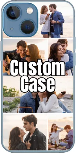 Vista 11 de Funda de teléfono con foto personalizada para iPhone 13 Mini, imagen/texto personalizados, funda negra delgada y suave, regalo único de nicho