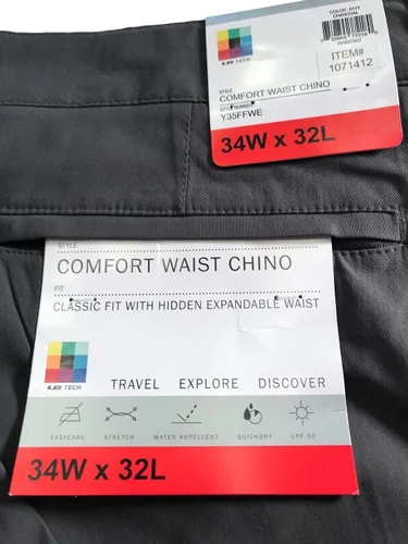 Vista 7 de UNIONBAY Pantalones de chino para hombre, ligeros, cómodos y de viaje, Rainier