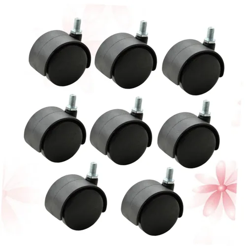 Vista 7 de ULTECHNOVO 8 unids 2 ruedas para muebles silla ruedas ruedas silla oficina ruedas silla rueda nido