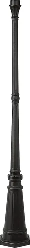 Vista 5 de Livex Lighting 7709-07 Poste de aluminio fundido al aire libre, bronce