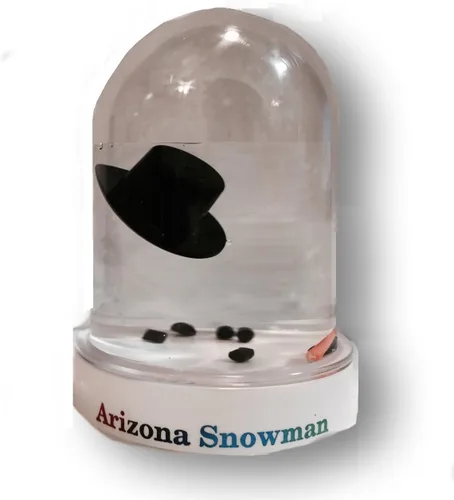 Vista 2 de Snowglobe Original Melted Snowman Snow Globe Travel Souvenir Gift (Arizona)