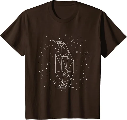 Vista 50 de Sternbild Penguin Constellation Emperor Sea Bird Penguin Camiseta Negro