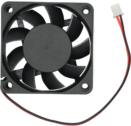 Vista 5 de 2.362 in por 2.362 in por 0.591 in 6015 12V DC 0.10A Rodamiento de bolas Ventilador de enfriamiento sin escobillas 2pin AV-F6015MB UL TUV