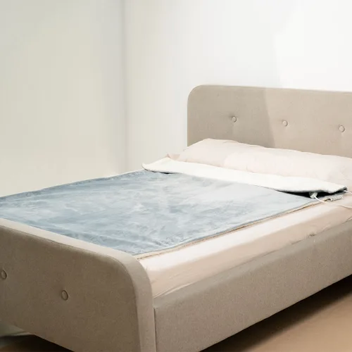 Vista 8 de Manta Eléctrica Heklet InnovaGoods Blanco Gris 130 x 180 cm 160 W