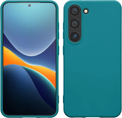Vista 79 de kwmobile Funda compatible con Samsung Galaxy S23 - Funda protectora de silicona TPU suave y delgada - Piedra antigua