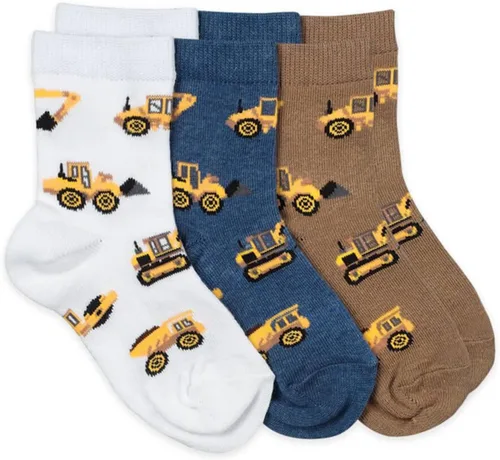 Vista 3 de Jefferies Socks Paquete de 3 pares de calcetines de construcción triple para niños de 2 a 7 años