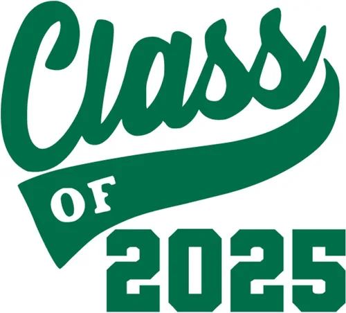 Vista 32 de Adhesivo de graduación para planchar en la clase de 2025, calcomanía para camiseta de secundaria universitaria, parche de graduación HTV