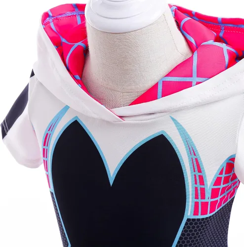 Vista 6 de IECOPA Dress Up & Pretend Play,Costumes for Girls Halloween Cosplay Hero Suit Toddler Theme Party (5-6 Years)