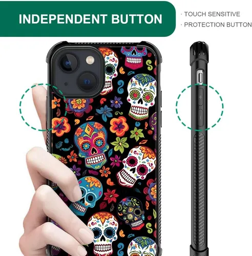 Vista 251 de Funda compatible con iPhone 8, a prueba de golpes, antiarañazos, bandera de ciervos de cola blanca de grano de madera estadounidense